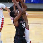 Abdullah Roberts. Trinity men's basketball beat Sul Ross 89-81 in the season opener Sunday, Nov. 7, 2021, at Trinity. - photo by Joe Alexander