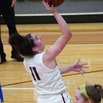 Maggie Robbins. Trinity women's basketball beat Worcester State 76-69 on Wednesday at Calgaard Gymnasium in San Antonio. - photo by Joe Alexander