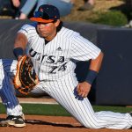 Ryan Flores. UTSA lost to Louisiana Tech 6-5 on Friday, March 18, 2022, in a Conference USA baseball game at Roadrunner Field. - photo by Joe Alexander