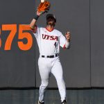 UTSA outfielder Chase Keng playing against Stanford on Feb. 28, 2022, at Roadrunner Field. - photo by Joe Alexander