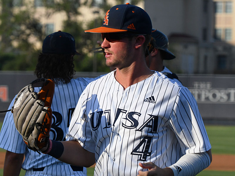 UTSA outfielder Chase Keng playing against Marshall on May 6, 2022, at Roadrunner Field. - photo by Joe Alexander