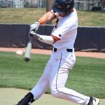 UTSA outfielder Chase Keng playing against Marshall on May 8, 2022, at Roadrunner Field. - photo by Joe Alexander