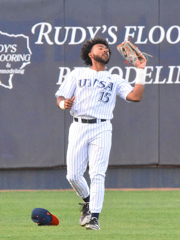 UTSA's Ian Bailey playing against Southern on March 4, 2021, at Roadrunner Field. - photo by Joe Alexander