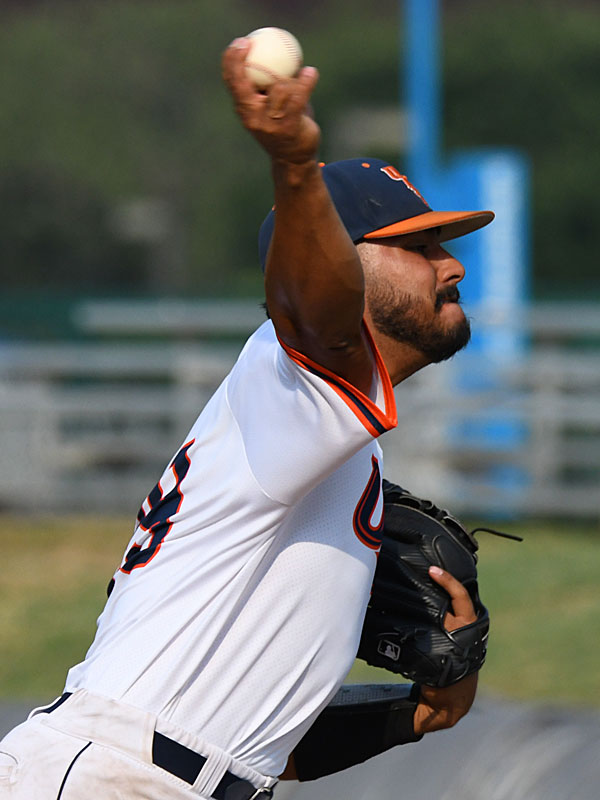 UTSA's Jacob Jimenez pitching against UAB on a Conference USA baseball game at Roadrunner Field on Friday, May 20, 2022. - photo by Joe Alexander