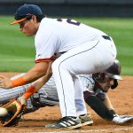 UTSA's Ryan Flores playing against Texas State on April 26, 2022, at Roadrunner Field. - photo by Joe Alexander