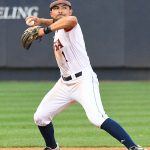 UTSA's Jonathan Tapia playing against Texas State on April 26, 2022, at Roadrunner Field. - photo by Joe Alexander