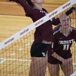 Carley Broekhuizen. Trinity volleyball beat Austin College 3-0 (25-15, 25-9, 25-17) on Friday, Oct. 21, 2022, at Trinity's Bell Center. - photo by Joe Alexander