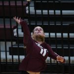 Hallie Martin. Trinity volleyball beat Austin College 3-0 (25-15, 25-9, 25-17) on Friday, Oct. 21, 2022, at Trinity's Bell Center. - photo by Joe Alexander