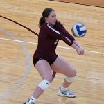 Cassidy MacLean. Trinity volleyball beat Austin College 3-0 (25-15, 25-9, 25-17) on Friday, Oct. 21, 2022, at Trinity's Bell Center. - photo by Joe Alexander