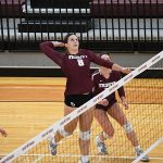 Emily Ellis. Trinity volleyball beat Austin College 3-0 (25-15, 25-9, 25-17) on Friday, Oct. 21, 2022, at Trinity's Bell Center. - photo by Joe Alexander