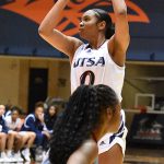 Elyssa Coleman of UTSA women's basketball playing against Louisiana Tech on Dec. 29, 2022, at the Convocation Center. - photo by Joe Alexander