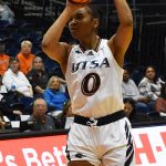 Elyssa Coleman of UTSA women's basketball playing against Charlotte on Jan. 14, 2023, at the Convocation Center. - photo by Joe Alexander