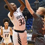 Jordyn Jenkins. UTSA women's basketball beat UAB 71-68 on Saturday at the Convocation Center for the Roadrunners' first Conference USA win of the season.