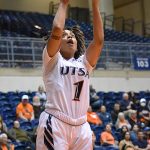 Hailey Atwood of UTSA women's basketball playing against UTEP on Jan. 11, 2023, at the Convocation Center. - photo by Joe Alexander