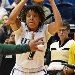 Hailey Atwood of UTSA women's basketball playing against Charlotte on Jan. 14, 2023, at the Convocation Center. - photo by Joe Alexander