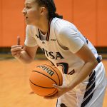 Kyra White of UTSA women's basketball playing against Louisiana Tech on Dec. 29, 2022, at the Convocation Center. - photo by Joe Alexander