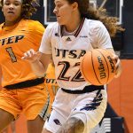 Kyra White of UTSA women's basketball playing against UTEP on Jan. 11, 2023, at the Convocation Center. - photo by Joe Alexander