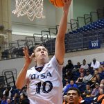 UTSA basketball's Erik Czumbel playing against St. Mary's on Nov. 14, 2022, at the Convocation Center. - photo by Joe Alexander