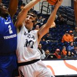 UTSA basketball's Erik Czumbel playing against Middle Tennessee on Jan. 5, 2023, at the Convocation Center. - photo by Joe Alexander