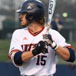 Caleb Hill. UTSA scored the winning run in the bottom of the eighth inning to beat Incarnate Word 2-1 in non-conference baseball on Wednesday, March 1, 2023. - photo by Joe Alexander