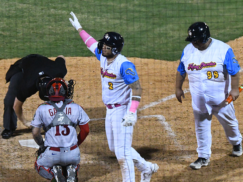 Tirso Ornelas. The Frisco RoughRiders beat the San Antonio Missions 8-1 on Thursday, April 13, 2023, at Wolff Stadium. - photo by Joe Alexander