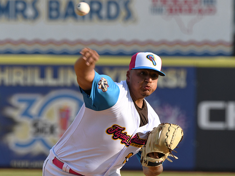 San Antonio Missions starting pitcher Efrain Contreras. The San Antonio Missions recorded a 9-4 exhibition victory over the Acereros de Monclova of the Mexican league on Saturday, April 1, 2023, at Wolff Stadium. - photo by Joe Alexander