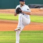 Missions starter Nolan Watson pitched five strong innings. The Northwest Arkansas Naturals beat the San Antonio Missions 8-3 on Tuesday, April 25, 2023, at Wolff Stadium. - photo by Joe Alexander
