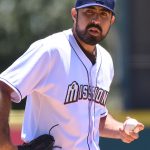 Daniel Camarena started on the mound in his Missions debut. The Northwest Arkansas Naturals beat the San Antonio Missions 6-3 on Sunday, April 30, 2023, at Wolff Stadium. - photo by Joe Alexander