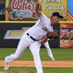 San Antonio Missions starter Duncan Snider pitches against the Frisco RoughRiders on April 14, 2023, at Wolff Stadium. - photo by Joe Alexander
