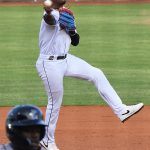 Luis Aviles Jr. The San Antonio Missions beat the Corpus Christi Hooks 4-3 in the first game of a doubleheader on Saturday, May 13, 2023, at Wolff Stadium. - photo by Joe Alexander