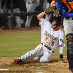 Connor Hollis. The San Antonio Missions beat the Midland RockHounds 4-3 on a walk-off single by Tirso Ornelas in the ninth inning on Friday, June 23, 2023, at Wolff Stadium. - photo by Joe Alexander
