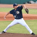 Jared Kollar. The San Antonio Missions beat the Frisco RoughRiders 10-3 on Friday, July 30, 2023, at Wolff Stadium. - photo by Joe Alexander