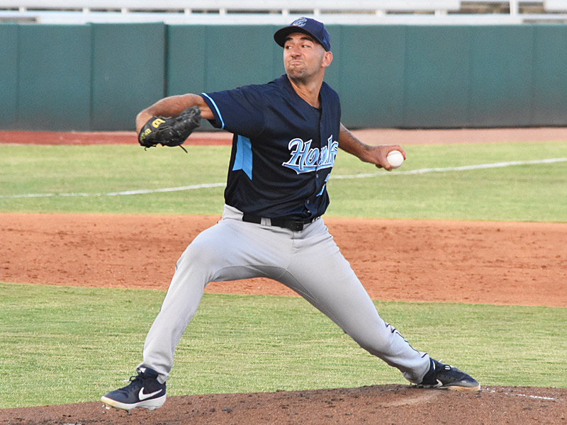 Houston Astros prospect Colton Gordon struck out seven batters in five innings. The Corpus Christi Hooks beat the San Antonio Missions 13-2 on Thursday, July 27, 2023, at Wolff Stadium. - photo by Joe Alexander