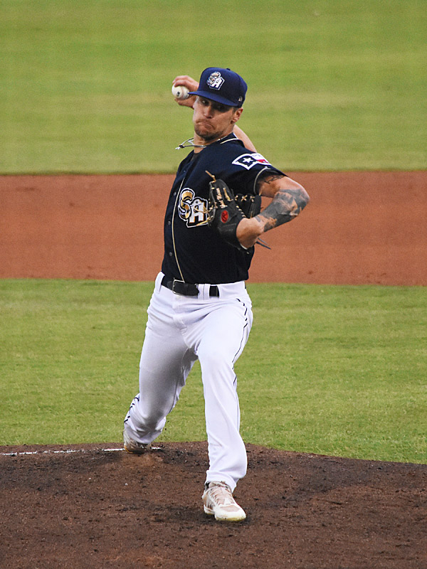 Gabe Mosser. The San Antonio Missions beat the Amarillo Sod Poodles 8-7 in 10 innings on Tuesday, Aug. 22, 2023, at Wolff Stadium. - photo by Joe Alexander