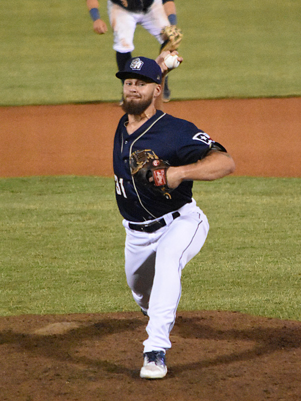 Seth Mayberry. The San Antonio Missions beat the Amarillo Sod Poodles 8-7 in 10 innings on Tuesday, Aug. 22, 2023, at Wolff Stadium. - photo by Joe Alexander