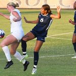 Haley Lopez. UTSA beat Central Arkansas 5-1 in the Roadrunners' women's soccer season opener on Thursday, Aug. 17, 2023, at UTSA Park West. - photo by Joe Alexander