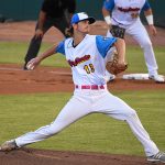 Missions starting pitcher Adam Mazur earned the win. The San Antonio Missions beat the Springfield Cardinals 3-2 on Friday, Sept. 15, 2023, at Wolff Stadium. - photo by Joe Alexander