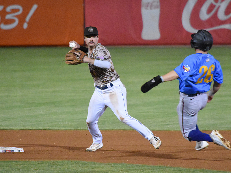 Connor Hollis was the only player from the San Antonio Missions' opening day starting lineup on April 6 who was also in the starting lineup in their final game on Friday night at Wolff Stadium. - photo by Joe Alexander