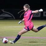 Jasmine Kessler. UTSA women's soccer tied Florida Atlantic 0-0 on Thursday, Oct. 19, 2023, at UTSA Park West. - photo by Joe Alexander
