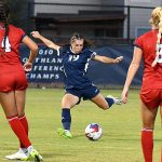 Sabrina Hillyer. UTSA women's soccer tied Florida Atlantic 0-0 on Thursday, Oct. 19, 2023, at UTSA Park West. - photo by Joe Alexander