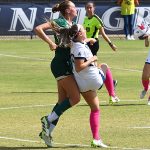 Avery Chaney. South Florida beat UTSA 1-0 in women's soccer on Sunday, Oct. 22, 2023, at Park West. - photo by Joe Alexander