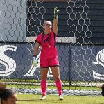 Jasmine Kessler. South Florida beat UTSA 1-0 in women's soccer on Sunday, Oct. 22, 2023, at Park West. - photo by Joe Alexander