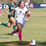 Maci Geltmeier. South Florida beat UTSA 1-0 in women's soccer on Sunday, Oct. 22, 2023, at Park West. - photo by Joe Alexander