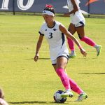 Sarina Russ. South Florida beat UTSA 1-0 in women's soccer on Sunday, Oct. 22, 2023, at Park West. - photo by Joe Alexander