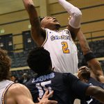 Davion Coleman. The St. Mary's men's basketball team rolled to a 90-57 victory over Arkansas-Fort Smith on Thursday, Jan. 18, 2024, at Greehey Arena. - photo by Joe Alexander