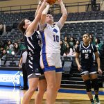 Stina Svilberg. St. Mary's women's basketball beat Arkansas-Fort Smith 59-57 on Thursday, Jan. 18, 2024, at Greehey Arena. - photo by Joe Alexander