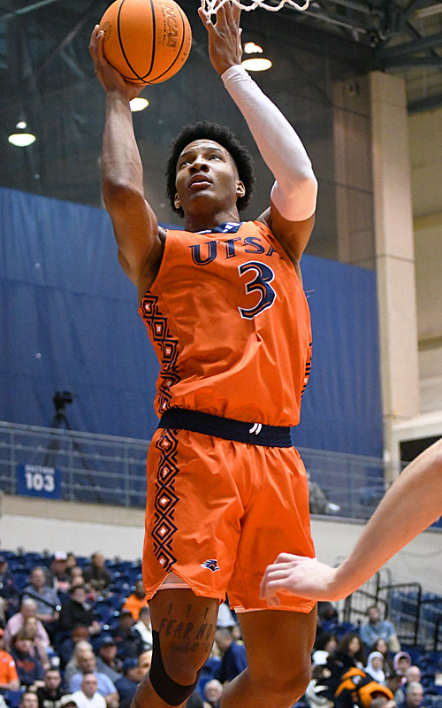 UTSA's Trey Edmonds playing against Army on Dec. 21, 2023, at the Convocation Center. - photo by Joe Alexander