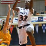 UTSA's Jordyn Jenkins (32) in a victory over Northern Colorado in the first round of the Women's NIT on March 21, 2024, at the Convocation Center. - photo by Joe Alexander