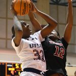 UTSA's Jordyn Jenkins playing against Temple in American Athletic Conference women's basketball on Feb. 22, 2024, at the Convocation Center. - photo by Joe Alexander