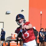 Owen McCown at UTSA spring practice in March, 2025. - photo by Joe Alexander